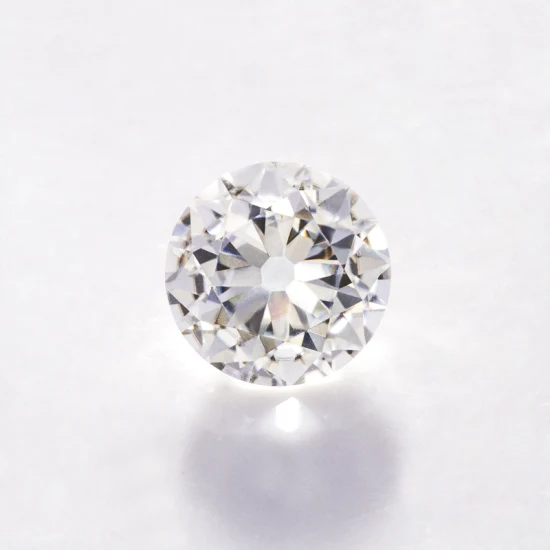 Diamante Moissanite suelto Def incoloro antiguo corte europeo 6,5mm piedras Moissanite diamante certificado