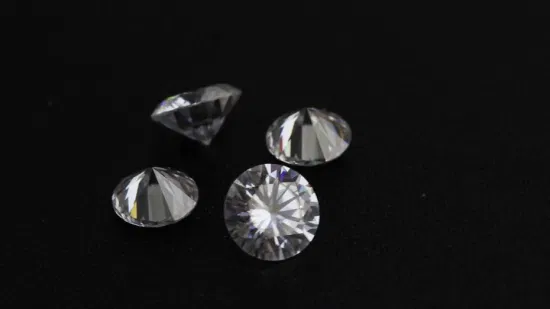 Moissanita con corte de estrella de alta calidad, liquidación de corte de diamante redondo, moissanita incolora Def de 2 quilates y 8,0mm